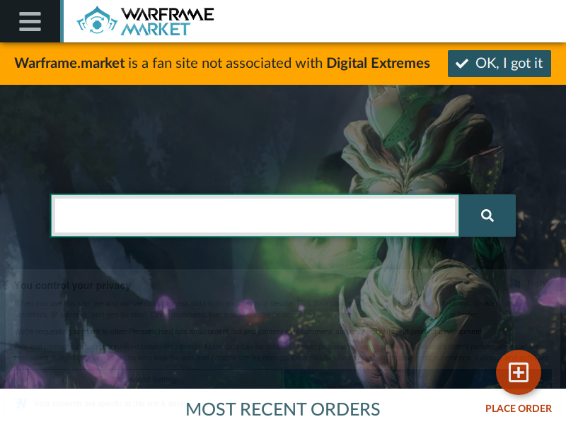 Warframe logo
